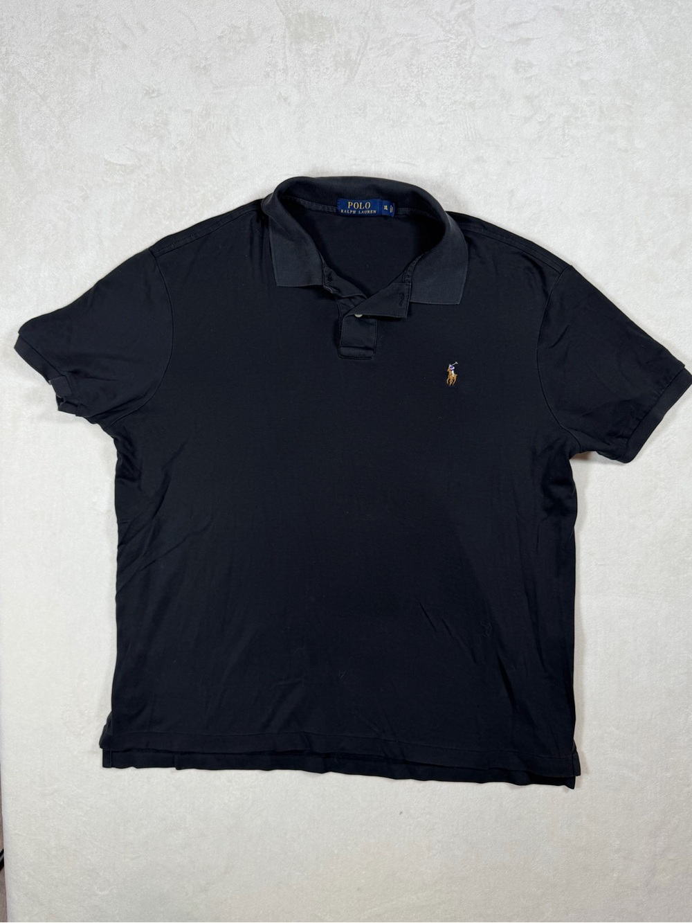 Polo Ralph Lauren XL Men’s Black Performance Cotton Polo with Embroidered Pony